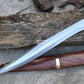 ESPADA KNIFE /15 inches long Blade Hand Forged Filipino Sword/ Machete/Handmade from Leaf spring of Truck-Balance water tempered/Sharp