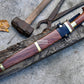 ESPADA KNIFE /15 inches long Blade Hand Forged Filipino Sword/ Machete/Handmade from Leaf spring of Truck-Balance water tempered/Sharp