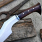 KHOPESH SHORT SWORD/ 18 inches Long Blade hand forged Egyptian khopesh sword /Leaf spring of truck /Sharpen/Tempered/Ready to use/knives