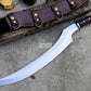 KHOPESH SHORT SWORD/ 18 inches Long Blade hand forged Egyptian khopesh sword /Leaf spring of truck /Sharpen/Tempered/Ready to use/knives