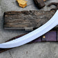 KHOPESH SHORT SWORD/ 18 inches Long Blade hand forged Egyptian khopesh sword /Leaf spring of truck /Sharpen/Tempered/Ready to use/knives