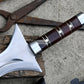 KRIS SWORD/21 inches long Blade handmade sword/ Real working machete/ Historical Machete/Best for Heavy duties/Carbon steel/Sharp