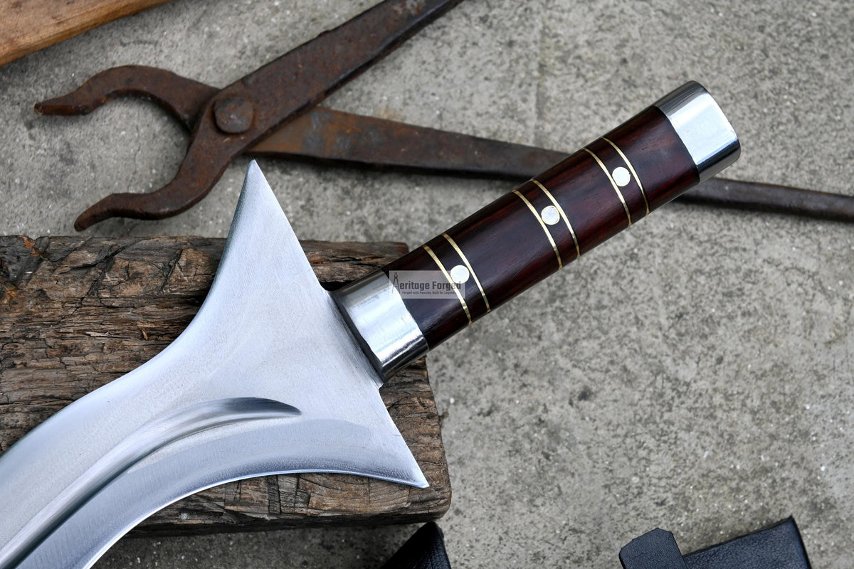 KRIS SWORD/21 inches long Blade handmade sword/ Real working machete/ Historical Machete/Best for Heavy duties/Carbon steel/Sharp
