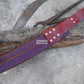 PARANG MACHETE / Large Jungle Machete/16 inches Long Blade Heavy duties machete/ Full tang/ Leaf spring of truck/ Tempered/Sharpen/Working