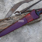 KRAUSER MACHETE/18 inches long Blade handmade DAGGER/ Real working machete/ Movie knife/Best for Heavy duties/Carbon steel/Sharp