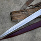 DEGEN SWORD/24 inches Long Blade hand forged Sword/Leaf spring of truck/Rosewood Handle/ Medieval/Tempered/Ready to use/knife/knives