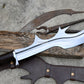 NGULU SWORD/ ceremonial ngulu sword/ 18 inches Long Blade hand forged historical Sword/African sword/Wooden Handle