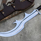 NGULU SWORD/ ceremonial ngulu sword/ 18 inches Long Blade hand forged historical Sword/African sword/Wooden Handle
