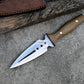 HUNTING DAGGER/6 inches long blade hunting knife/handmade knife/Leaf spring of truck/Micarta Handle/Sharpen/Tempered/knife/knives