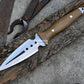 HUNTING DAGGER/6 inches long blade hunting knife/handmade knife/Leaf spring of truck/Micarta Handle/Sharpen/Tempered/knife/knives