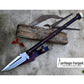 HUNTING SPEAR / hand forged spear /9 inches Long Blade spear/ throwing Spear/ Full tang/ Leaf spring of truck/ Tempered/Sharpen