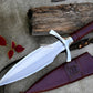 NORSEMAN SPEAR / hand forged spear /10 inches Long Blade spear/ throwing Spear/ Full tang/ Leaf spring of truck/ Tempered/Sharpen