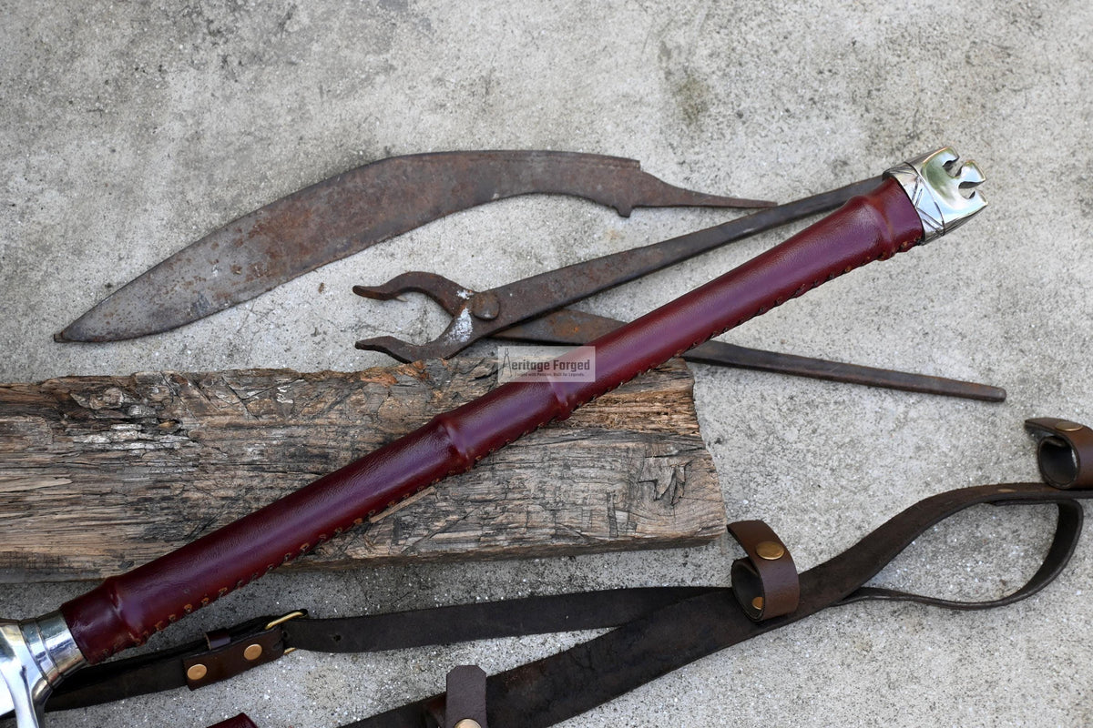 NORSEMAN SPEAR / hand forged spear /10 inches Long Blade spear/ throwing Spear/ Full tang/ Leaf spring of truck/ Tempered/Sharpen