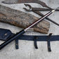 LEAF SPEAR / hand forged spear /8 inches Long Blade spear/ Collectible Spear/ Full tang/ spring of truck/ Tempered/Sharpen/hunting spear