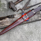 SCOTTISH DIRK/15 inches Long Blade Hand forged dirk knife /Leaf spring of truck/Rosewood Handle/Sharpen/Tempered/Ready to use/knife/knives