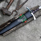 5160 high carbon steel Viking dagger