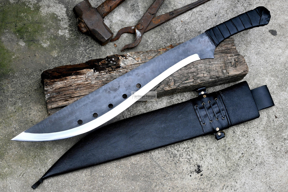  Handmade Viking dagger fixed blade full view