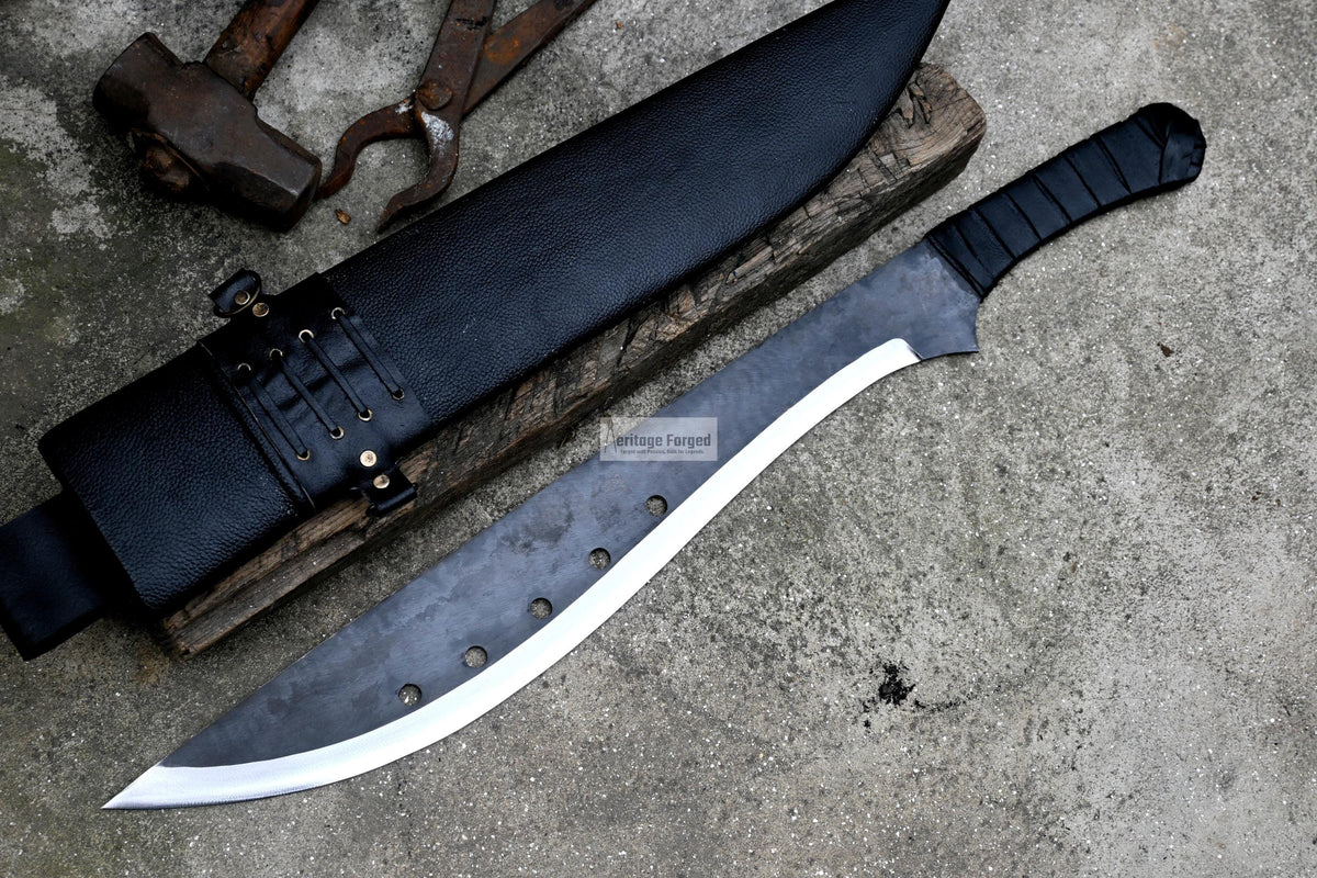  Viking dagger rosewood handle and carbon steel blade