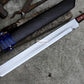 TANTO MACHETE / Large Jungle Machete/20 inches Long Blade Heavy duties machete/ Full tang/ Leaf spring of truck/ Tempered/Sharpen/Working