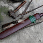 SEAX MACHETE / Large Jungle Machete/ 20 inches Long Blade Heavy duties machete/ Full tang/ Leaf spring of truck/ Tempered/Sharpen/Working