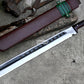 SEAX MACHETE / Large Jungle Machete/ 20 inches Long Blade Heavy duties machete/ Full tang/ Leaf spring of truck/ Tempered/Sharpen/Working