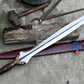 BRONZE AGE SWORD/24 inches Long Blade hand forged Sword/Leaf spring of truck/Rosewood Handle/Sharpen/Tempered/Ready to use/knife/knives