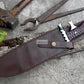 RAMBO V KNIFE/ Rambo Last Blood knife/10 inches long Blade hand forged knife/Made from leaf spring/ Tempered/ Sharpen/Ready to use