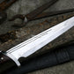 CHOPPER KNIFE / 13 inches long Blade Hunting knife / Hand forged knife / Made from Leaf spring of truck / Tempered / Sharpen/ Ready to use