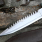 RAMBO PART ONE / Rambo first Blood knife/ Hand forged knife/Made from leaf spring/ Tempered/ Sharpen/Ready to use /Movie knife /hunting