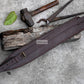 CELTIC LEAF SWORD / 21 inches Long Blade hand forged Sword/Leaf spring of truck/Rosewood Handle/Sharpen/Tempered/Ready to use/knife/knives