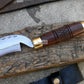 SICKLE KNIFE/Traditional Nepalese knife/Farmer Sickle /Leaf spring of truck/Rosewood Handle/Sharpen/Tempered/Ready to use/knife/knives