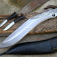 TRADITIONAL KHUKURI / kukri Machete/ 13 inches Long Blade Heavy duties machete/ Full tang/ Leaf spring of truck/ Tempered/Sharpen/Working