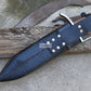BOWIE KNIFE / 12 inches long Blade / Hand forged Bowie knife / Made from Leaf spring of truck / Tempered / Sharpen/ Ready to use