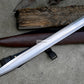 NORSEMAN VIKING SWORD/24 inches Long Blade hand forged Sword/Leaf spring of truck/Rosewood Handle/Sharpen/Tempered/Ready to use/knife/knives