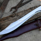 SCIMITAR SWORD/18 inches Long Blade hand forged Sword/Leaf spring of truck/Rosewood Handle/Sharpen/Tempered/Ready to use/knife/knives