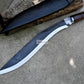 LARGE FARMER KHUKURI / Large kukri Machete/ 18 inches Long Blade Heavy machete/ Full tang/ Leaf spring of truck/ Tempered/Sharpen/Working