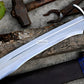 JUNGLE MACHETE / Large Jungle Machete/22 inches Long Blade Heavy duties machete/ Full tang/ Leaf spring of truck/ Tempered/Sharpen/Working