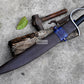 JUNGLE MACHETE / Large Jungle Machete/22 inches Long Blade Heavy duties machete/ Full tang/ Leaf spring of truck/ Tempered/Sharpen/Working