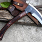 KAMA KNIFE/Traditional Japanese knife/Farmer Sickle /Leaf spring of truck/Rosewood Handle/Sharpen/Tempered/Ready to use/knife/knives