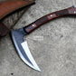 KAMA KNIFE/Traditional Japanese knife/Farmer Sickle /Leaf spring of truck/Rosewood Handle/Sharpen/Tempered/Ready to use/knife/knives