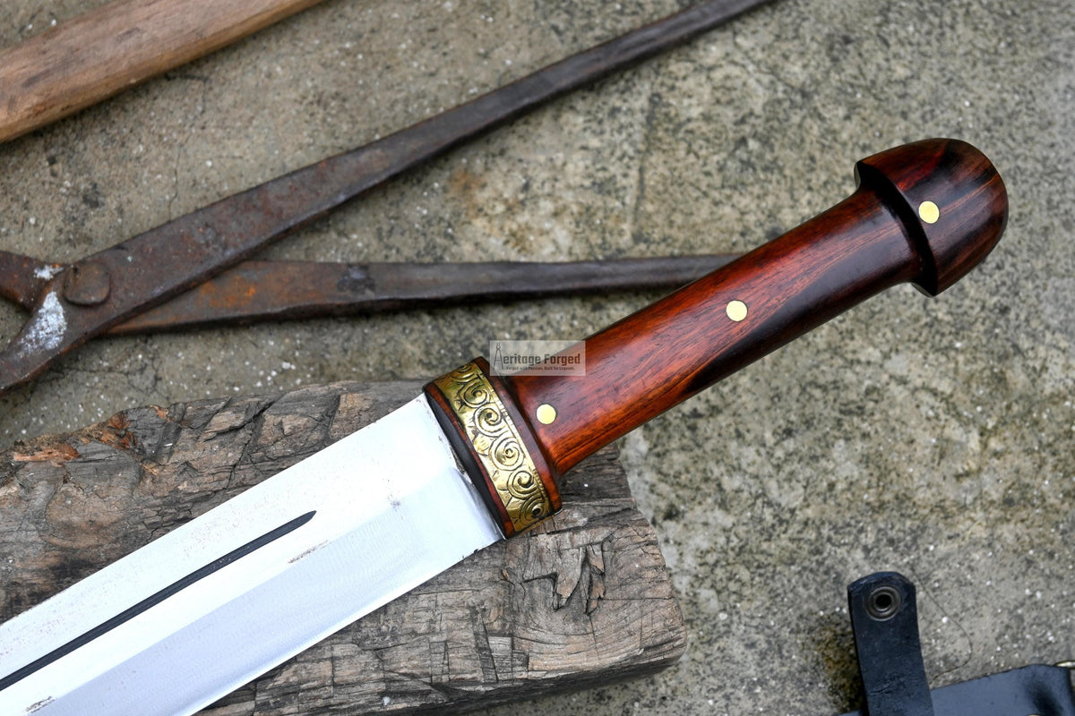KINDAJAL SWORD /19 inches long Blade Hand Forged Sword/ Kindajal Machete/Handmade from Leaf spring of Truck-Balance water tempered/Sharpe