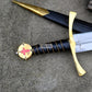 VIKING SWORD/27 inches Long Blade hand forged Sword/Leaf spring of truck/Rosewood Handle/Sharpen/Tempered/Ready to use/knife/knives