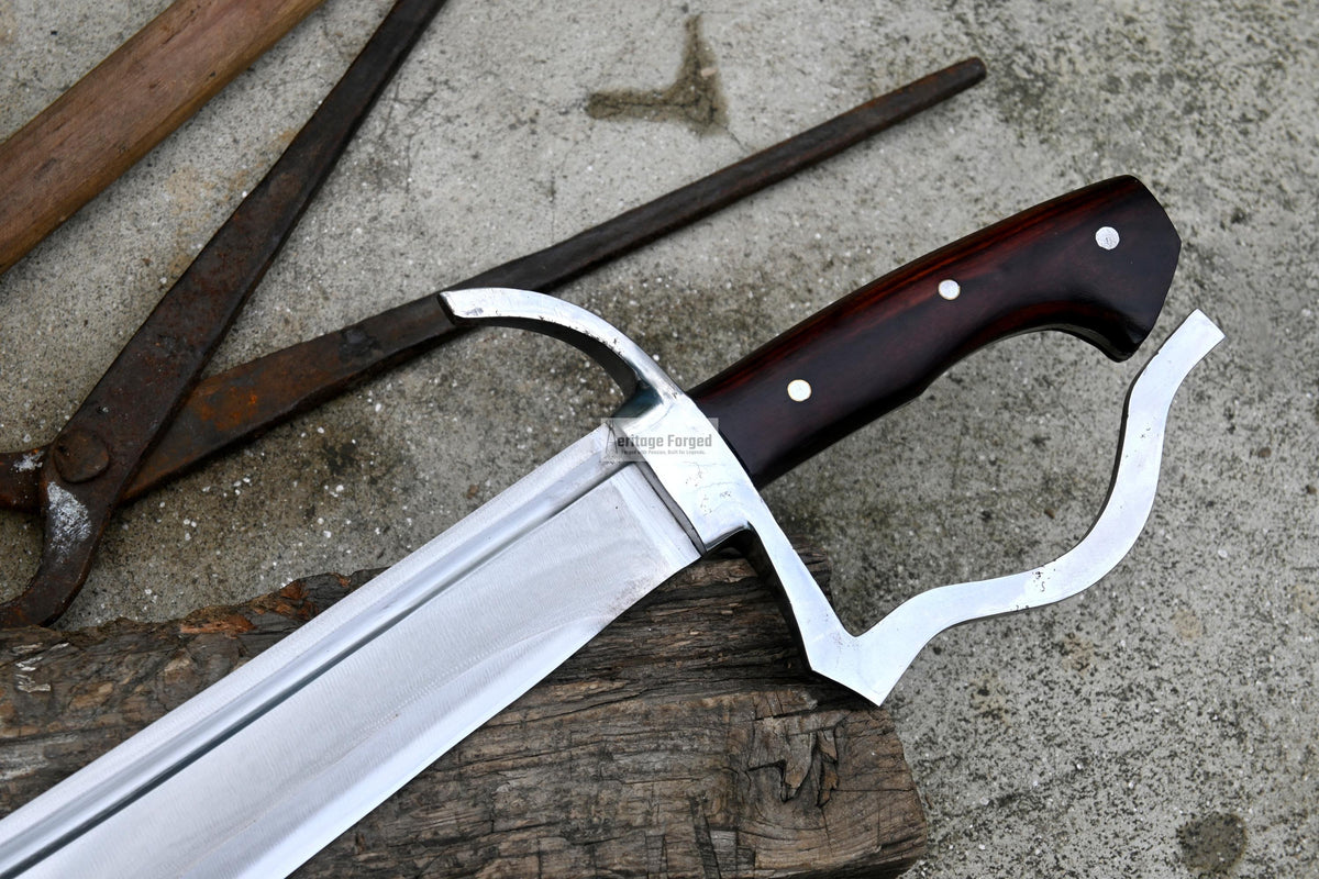 PARANG MACHETE / Large Jungle Machete/18 inches Long Blade Heavy duties machete/ Full tang/ Leaf spring of truck/ Tempered/Sharpen/Working