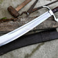 PARANG MACHETE / Large Jungle Machete/18 inches Long Blade Heavy duties machete/ Full tang/ Leaf spring of truck/ Tempered/Sharpen/Working