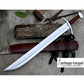 SINGLE EDGE SWORD/24 inches Long Blade hand forged Sword/Leaf spring of truck/Rosewood Handle/Sharpen/Tempered/Ready to use/knife/knives