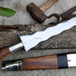 PUNYAL DAGGER/12 inches Long Blade hand forged Kris Dagger/Leaf spring of truck/Rosewood Handle/Sharpen/Tempered/Ready to use/knife/knives