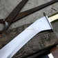 GARAB SWORD /20 inches long Blade Hand Forged Filipino Sword/ Machete/Handmade from Leaf spring of Truck-Balance water tempered/Sharp