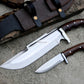 BOWIE KNIFE / 12 inches long Blade Hunting knife / Hand forged knife / Made from Leaf spring of truck / Tempered / Sharpen/ Ready to use