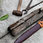 GREEK XIPHOS/ 21 inches Long Blade hand forged historical Sword/Leaf spring of truck/Wooden Handle/Custom forged sword