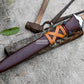 GREEK XIPHOS/ 21 inches Long Blade hand forged historical Sword/Leaf spring of truck/Wooden Handle/Custom forged sword